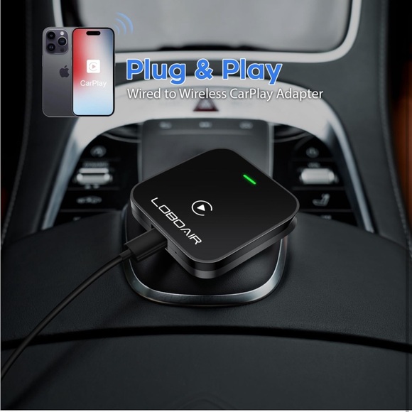2024 Automatic CarPlay AdapterConverts Wired to WirelessFitsCars from2015 iOS10+ - Picture 4 of 9